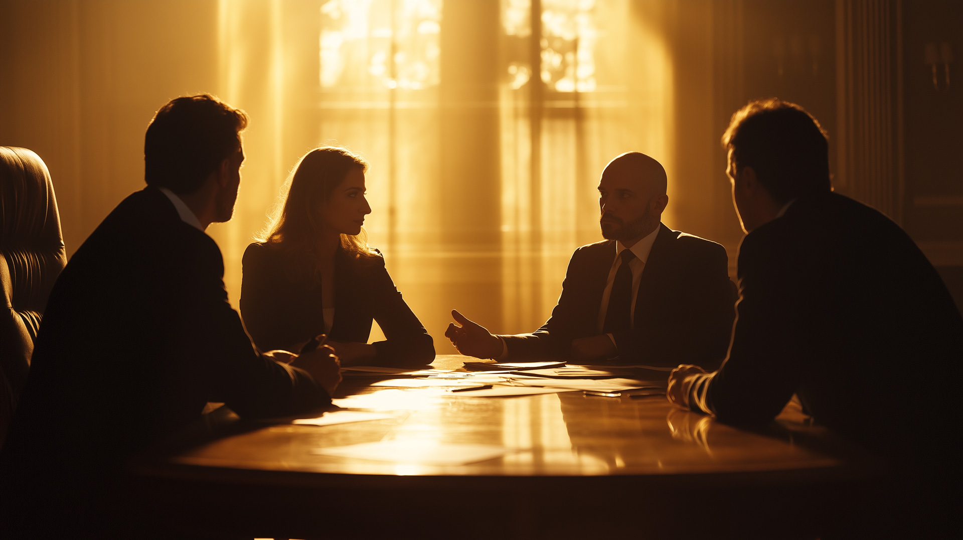 Convenio de fusión de empresas siendo revisado por abogados en Panamá.